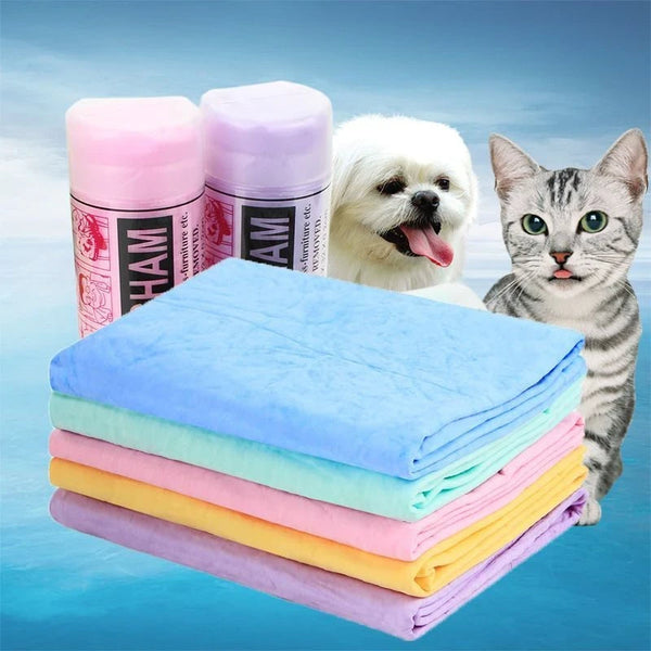 Pet Quick-Dry PVA Shammy Towel Set