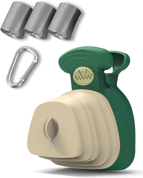 Portable Dog Pooper Scooper with Bag Attachment